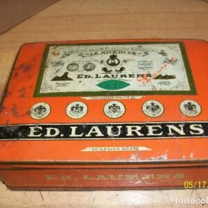 CAJA DE HOJALATA - CIGARRILLOS LE KHEDIVE-ED.LAURENS-EGIPTO