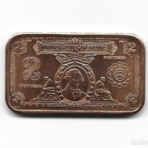 ESTADOS UNIDOS-2 DOLARES-LINGOTE