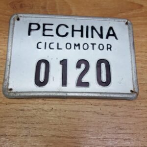 ANTIGUA PLACA DE CICLOMOTOR-PECHINA-ALMERIA